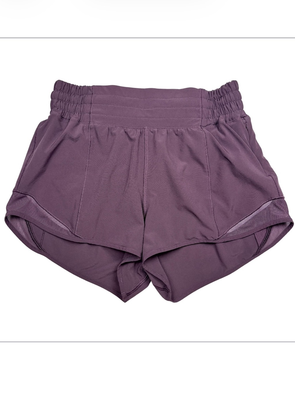 Lululemon Hotty Hot High-Rise Lined Short 2.5” Size 4 Purple W7AYYR Run Workout